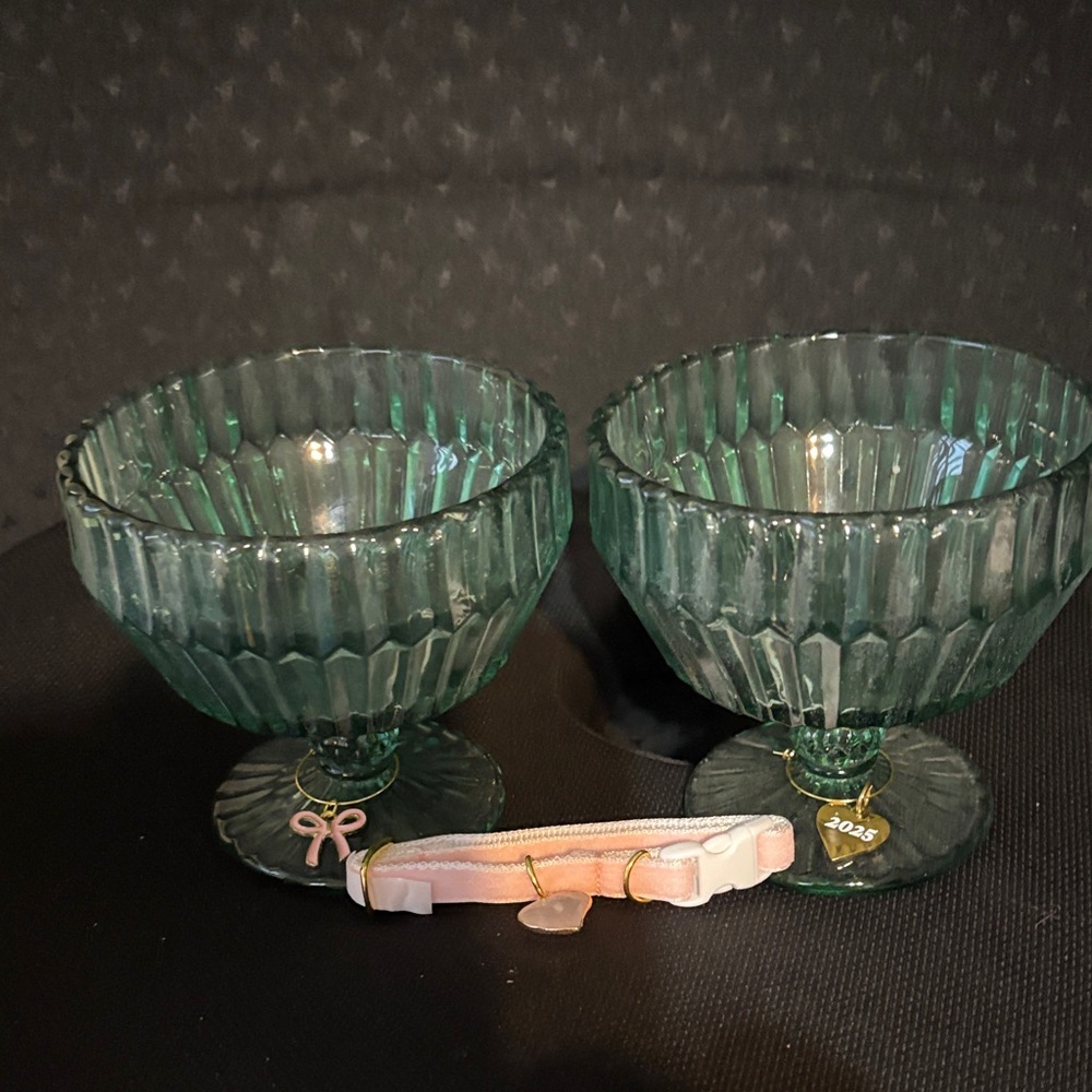 Cat bowls and Collar